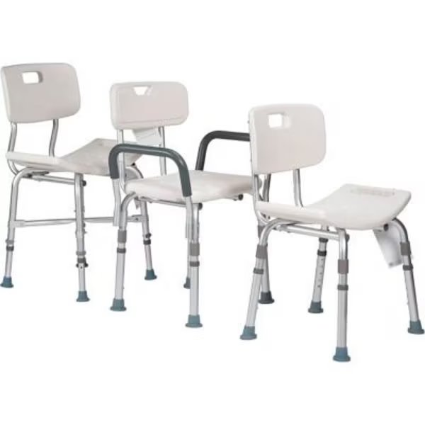 Dynarex Deluxe Shower Chair W/ Back, Pack of 4, Dynarex, Mfr#: 10320-4